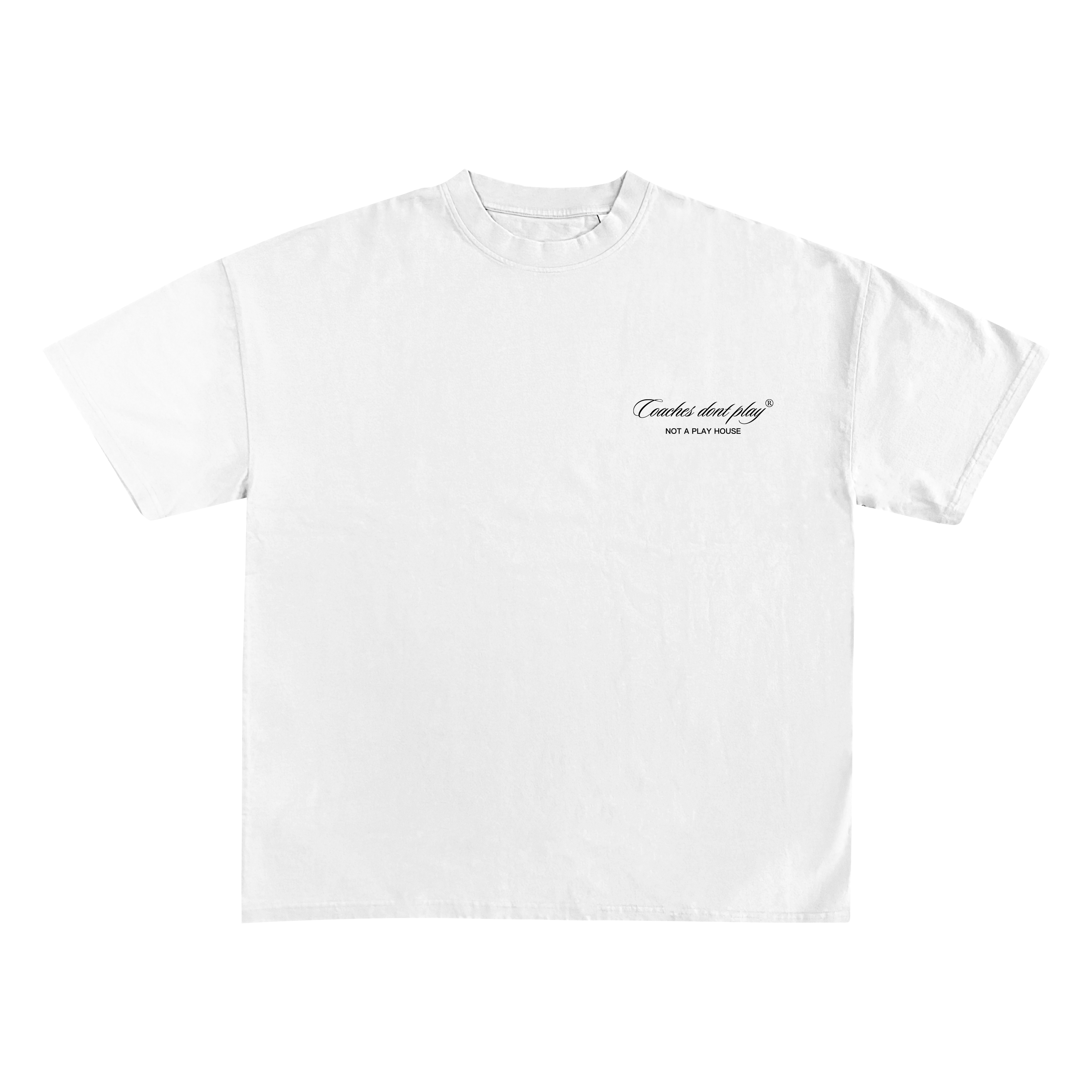 cdp® script t-shirt white