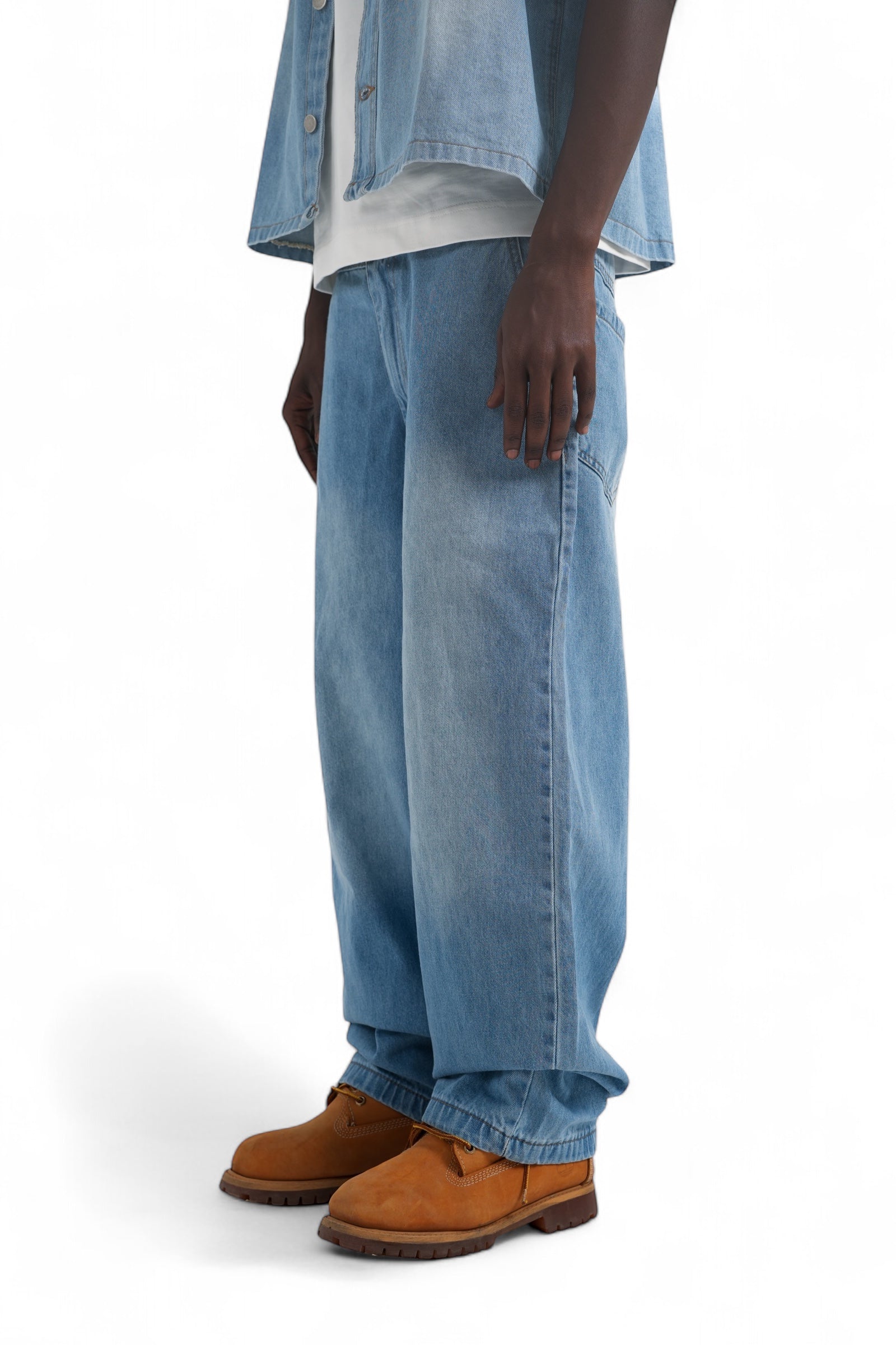 baggy jeans blue wash