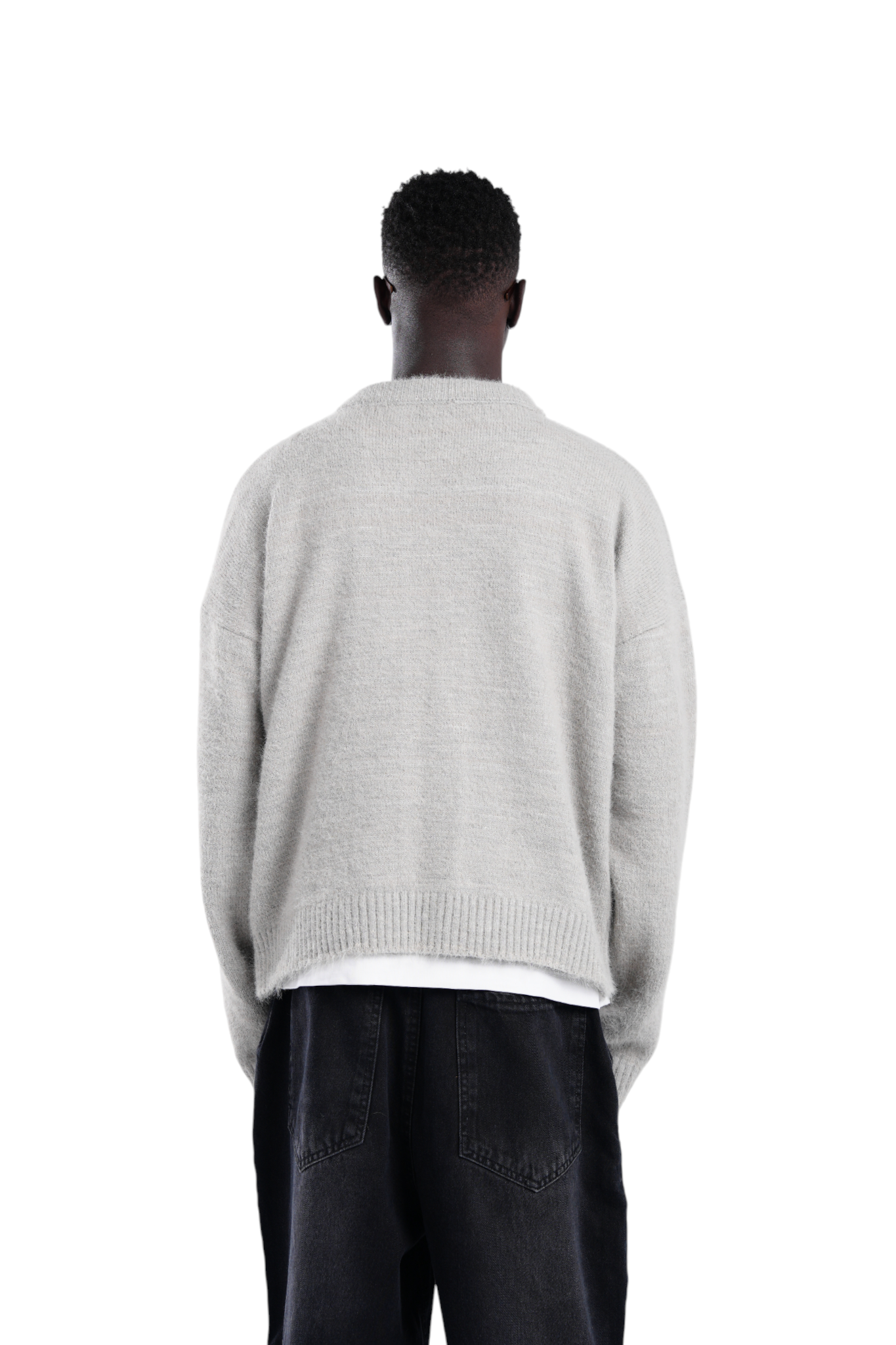 C® Mohair knit sweater grey