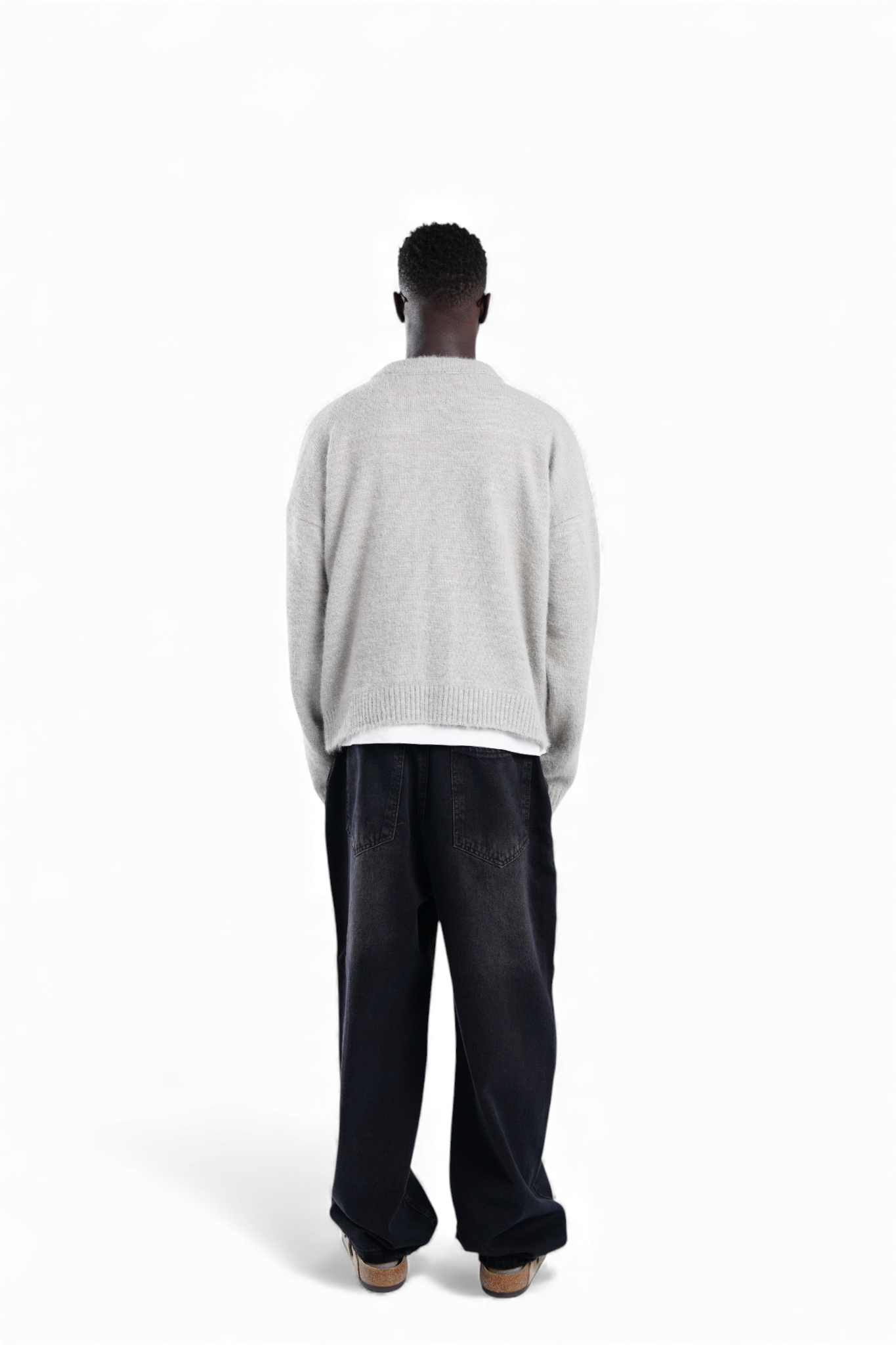 C® Mohair knit sweater grey