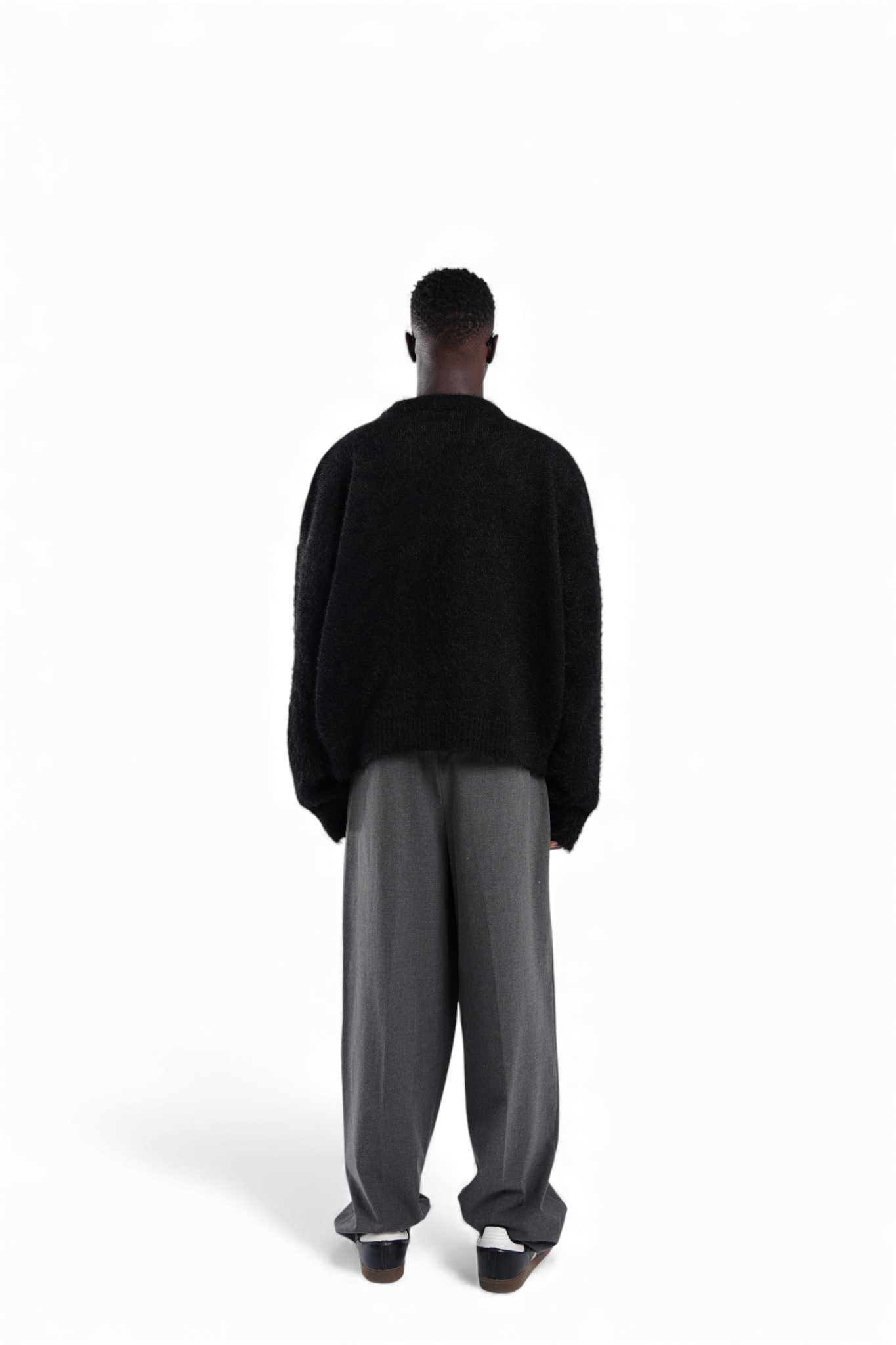 C® Mohair knit sweater black