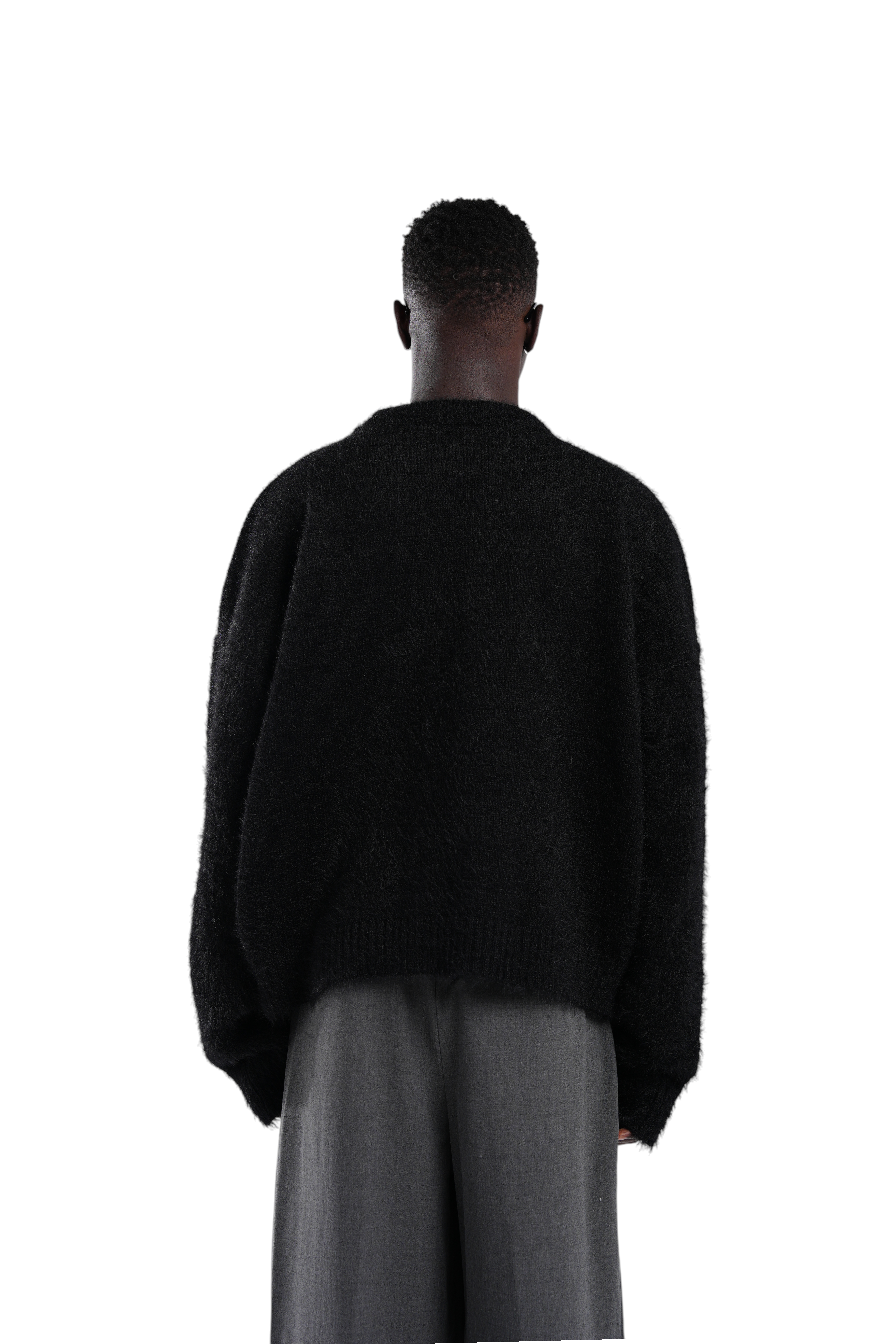 C® Mohair knit sweater black